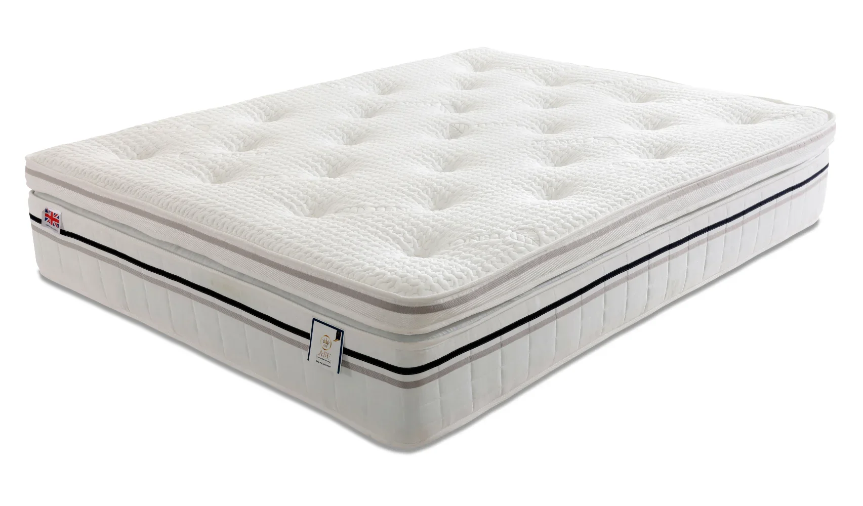 1000 Pocket Spring Mattress, Tencel Mattress, Pressure Relief Mattress Savoy 1000 Pocket Springs Pillow Top Mattress 4FT6 Double & 5FT King Soft Feel - Image 1