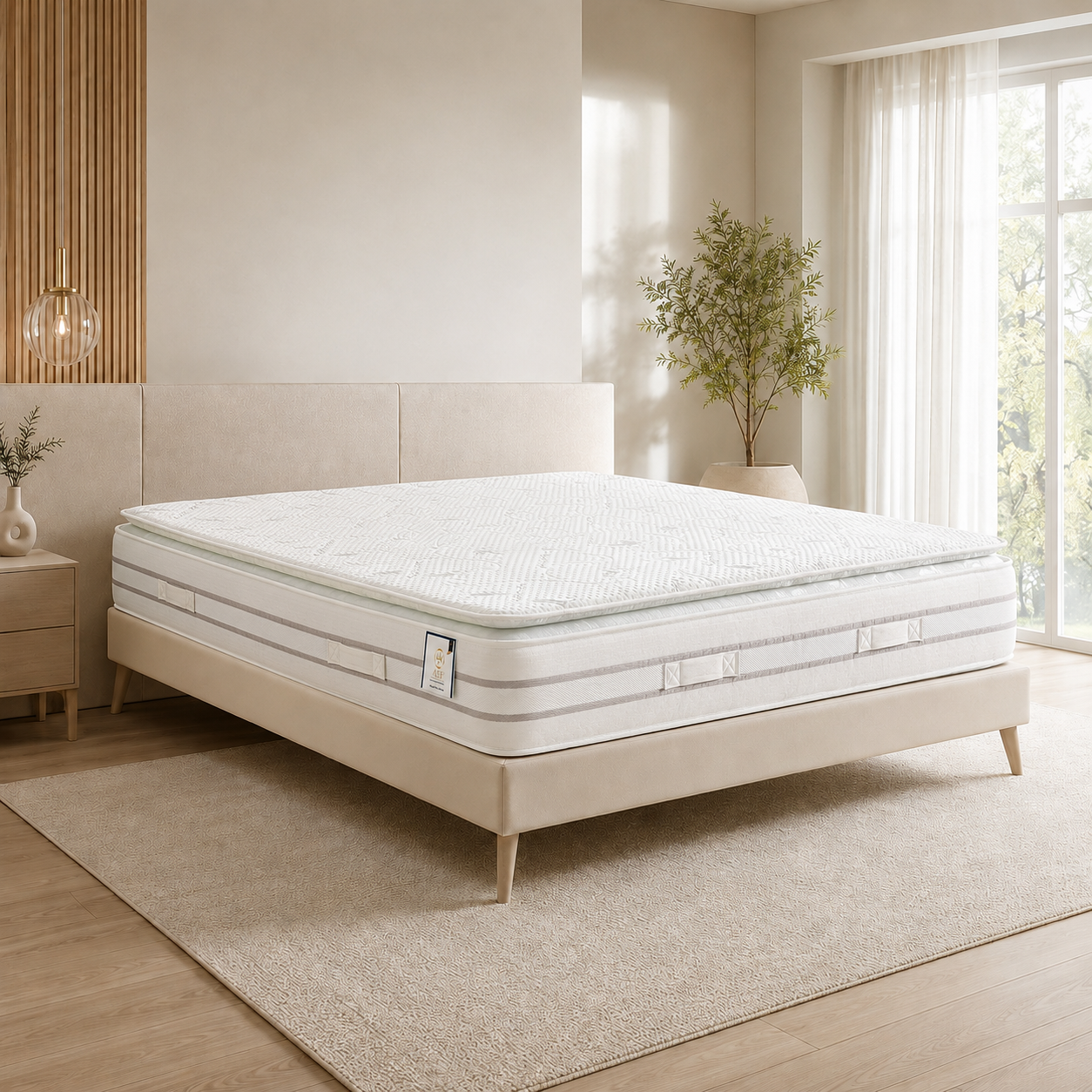 3099e658-71a8-40fa-aae2-a7812ae5fe8d Cotswold 1000 Pocket Sprung Pillow-top Mattress - Soft Feel - Image 1