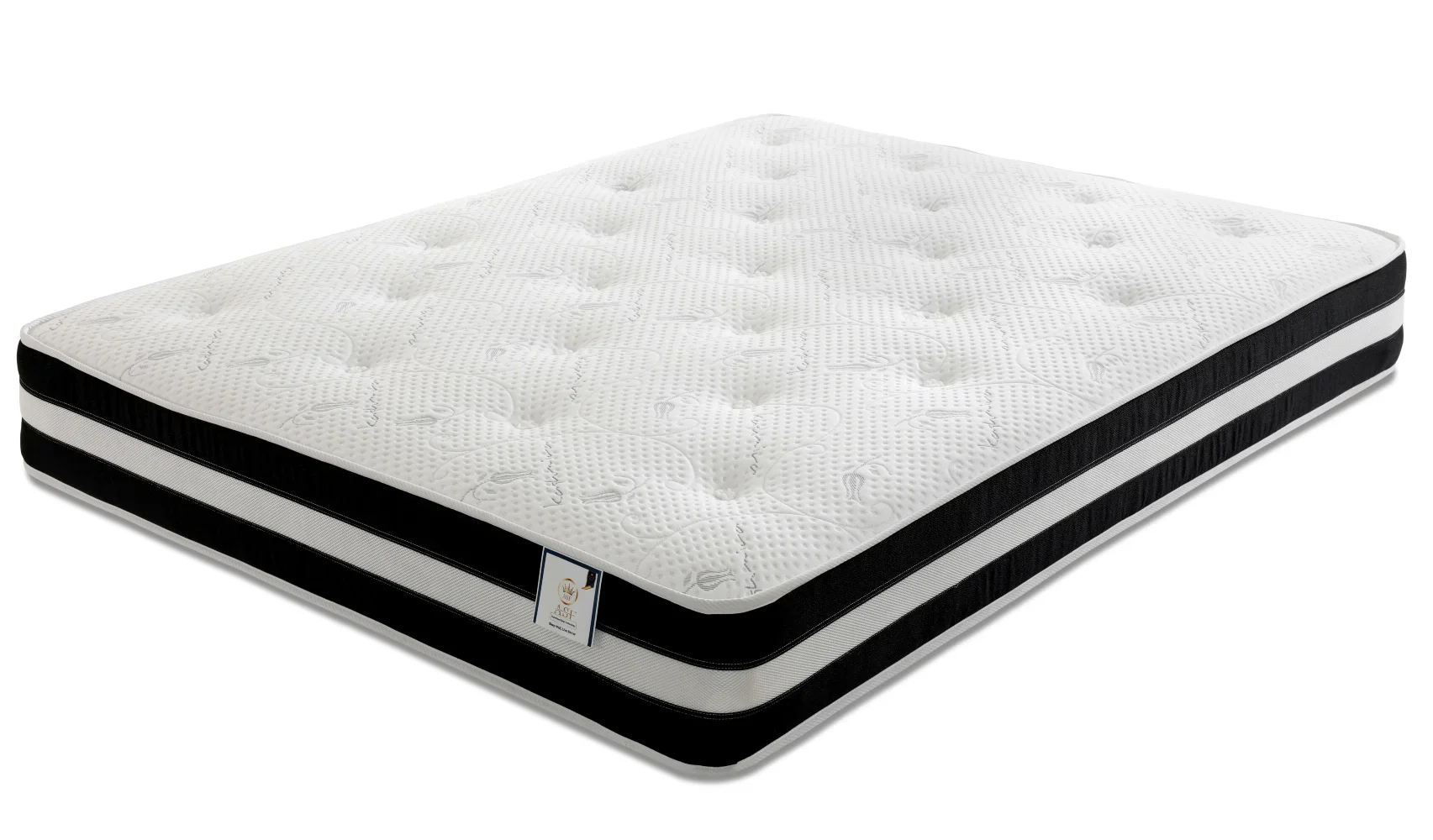 Bedroom Mattress UK, Comfortable Firm Mattress, Spring Mattress UK Tuxedo Open Coil Spring Mattress 4FT6 Double & 5FT King Firm Feel UK - Image 1