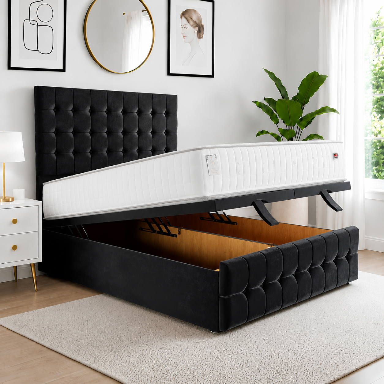 Chelsea Chesterfield Ottoman Bed Chelsea Ottoman Divan Bed - Image 1
