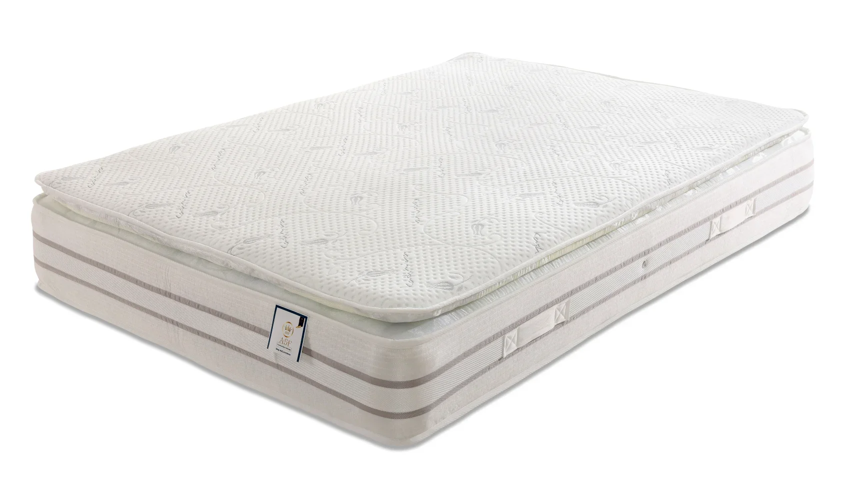 Cotswold Mattress, Pocket Spring Pillow Top Mattress, Luxury Sleep Mattress Cotswold 1000 Pocket Sprung Pillow Top Mattress Soft Feel 4FT6 Double-5FT King size - Image 1