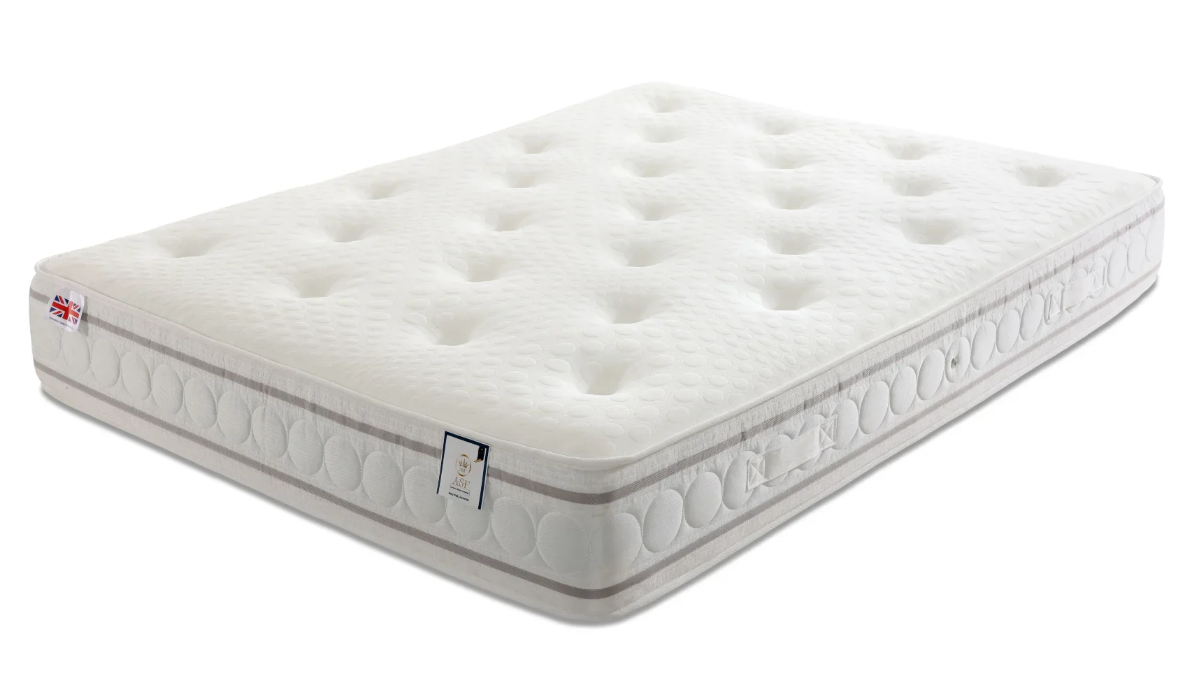Luxury Pocket Spring Mattress, Foam Encapsulated Mattress, Bedroom Mattress UK Wilson 1000 Pocket Dual Sided Mattress 4FT6 Double & 5FT King Size Soft to Firm - Image 1