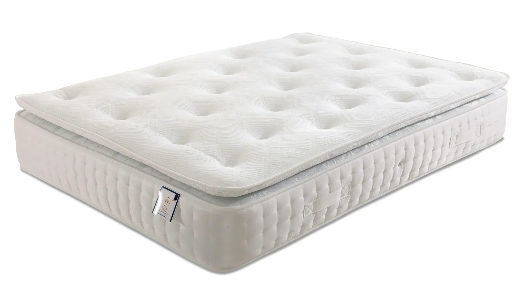 Luxury Pocket Spring Mattress, Mayfair Mattress, Premium Bed Mattress Mayfair 1000 Pocket Springs Pillow Top Mattress Soft Feel 4FT6 Double & 5FT King Size - Image 1