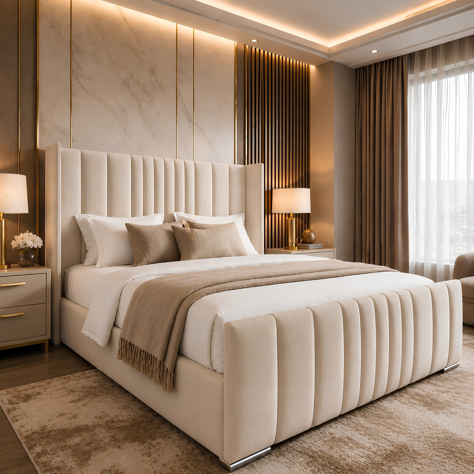 Modern Horizon Storage Bed Frame Wing New York Bed Frame - Image 1