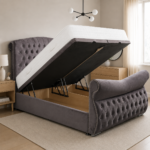 Comfort Sleigh Bed Frame UK - Image 2