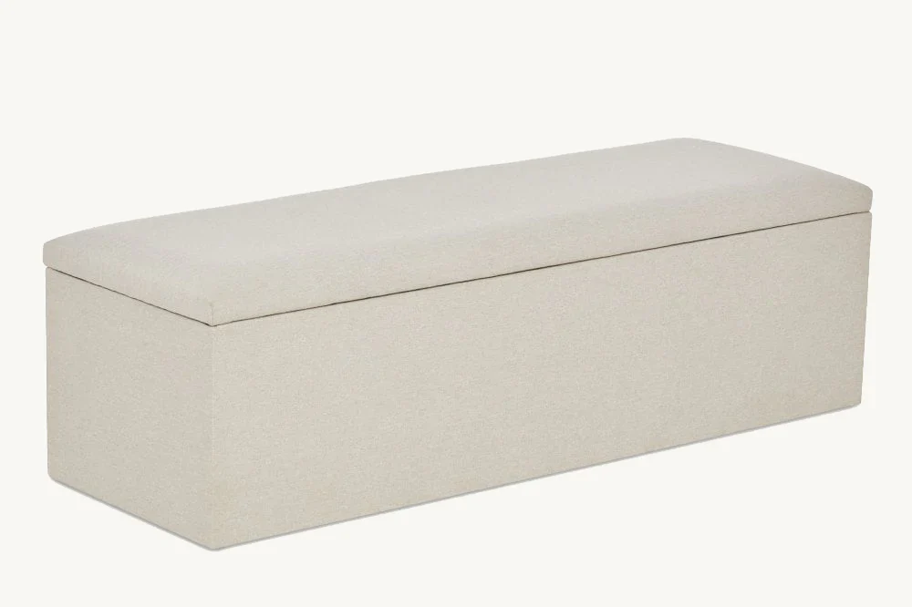 Sutton Storage Box Sutton Upholstered Ottoman Storage Box - Image 1