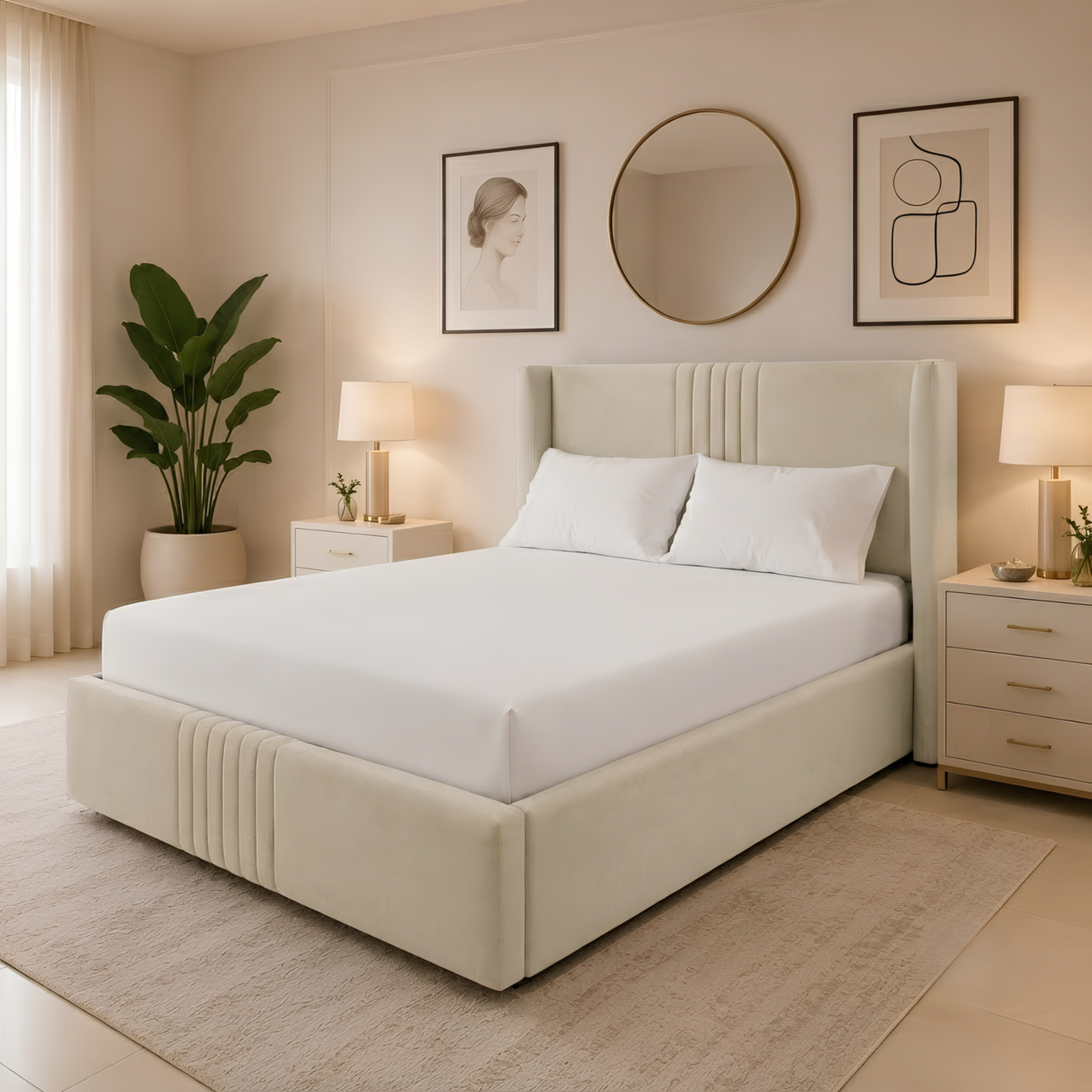 Urban Wing Headboard Ottoman Bed Urban Wing Ottoman Bed frame - Image 1