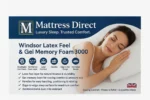 Windsor Latex Feel & Gel Memory Foam 3000 Mattress 4FT6 Double & 5FT King Size UK - Image 2