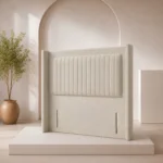 Beige Linen Floorstanding Wing