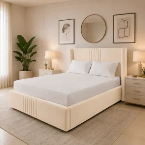 Cream Plush Velvet