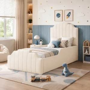 Cream Plush Velvet