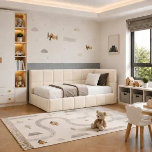 Cream Plush Velvet