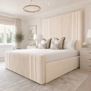 Cream Plush Velvet