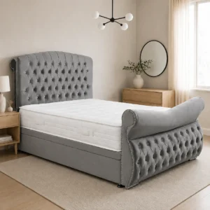 Grey Plush Velvet