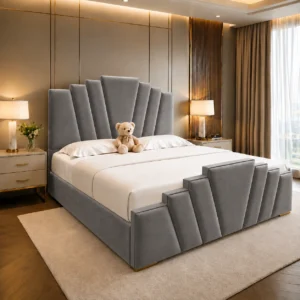 Grey Plush Velvet