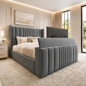 Grey Plush Velvet