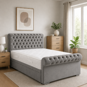 Grey Plush Velvet