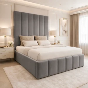 Grey Plush Velvet