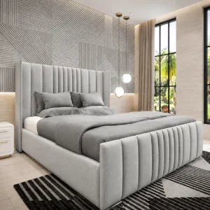 Grey Plush Velvet