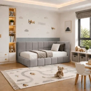 Grey Plush Velvet