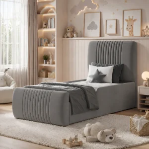 Grey Plush Velvet