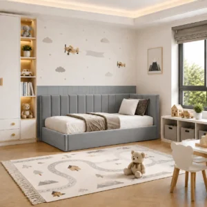 Grey Plush Velvet