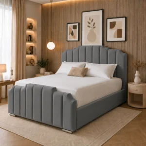 Grey Plush Velvet